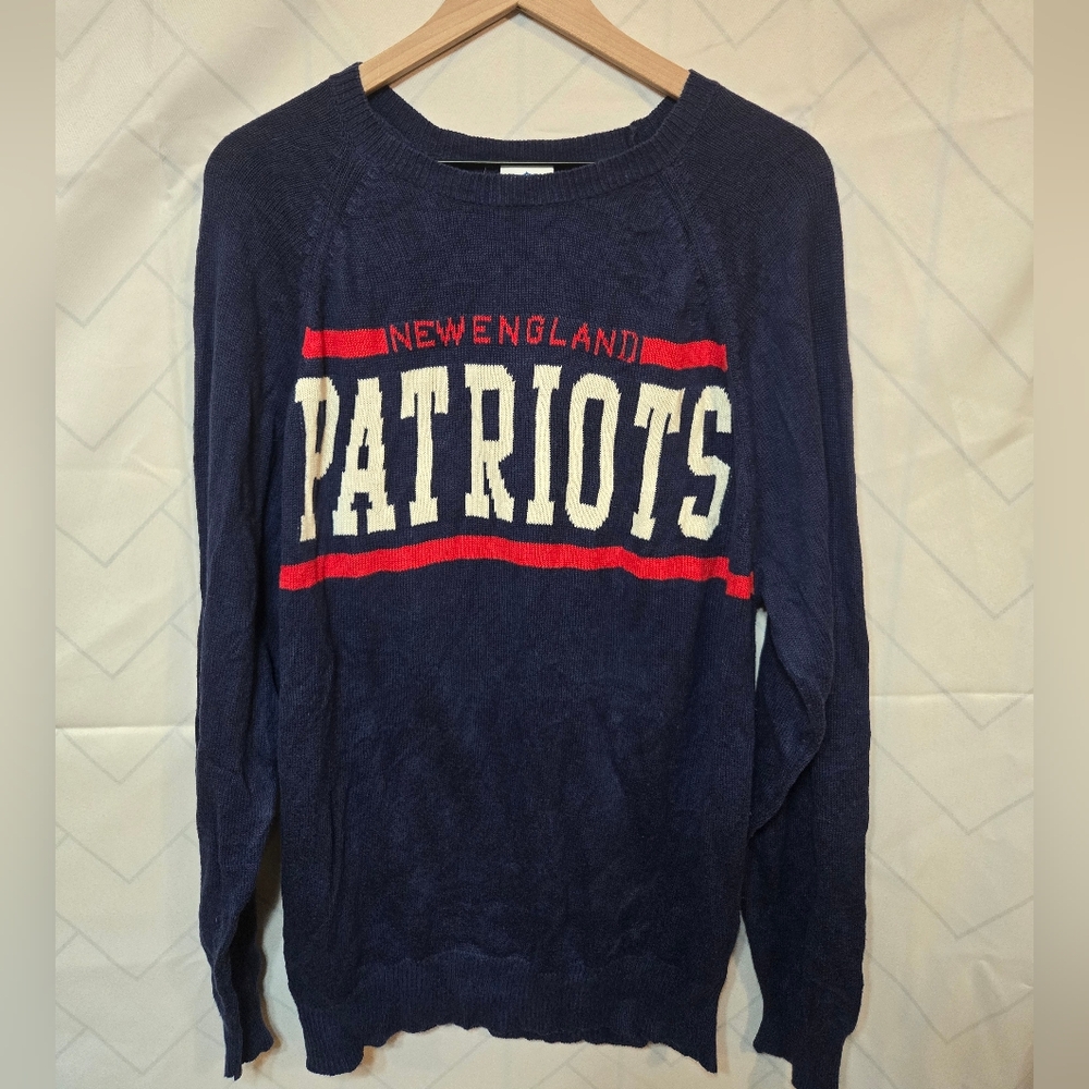 New England Patriots Navy Long Sleeve Shirt